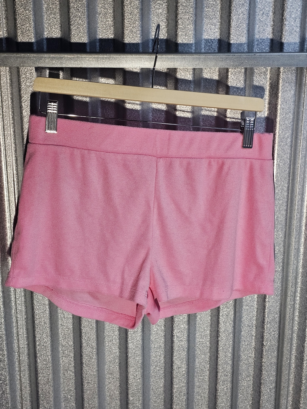 Forever 21 Pink Athletic Knit Shorts Set